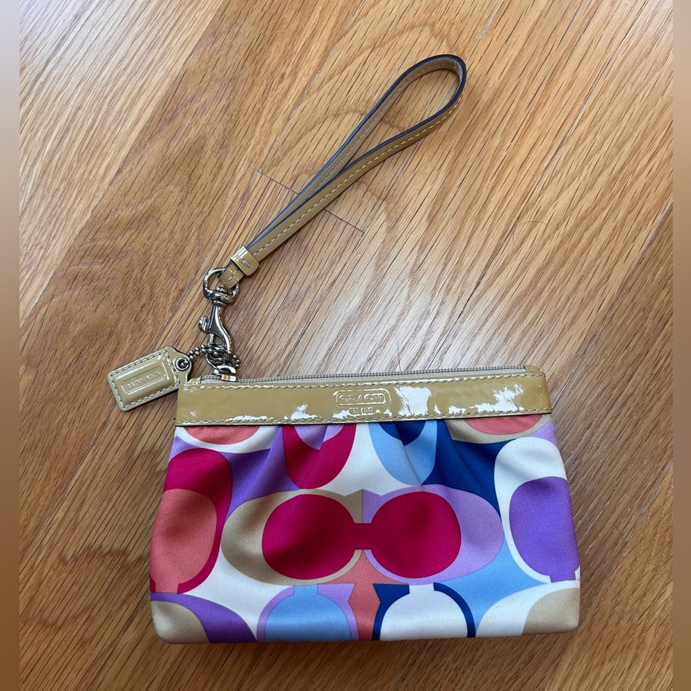 COACH Colorful Wristlet